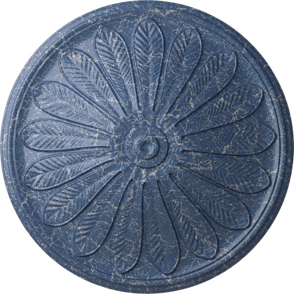 Ekena Millwork Brontes Ceiling Medallion (Fits Canopies up to 3 5/8"), 25 1/2"OD x 5 1/2"P, Americana Crackle CM25BRAMC - main